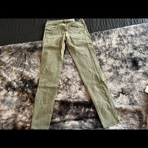 American Eagle Outfitters Green low rise jeggings